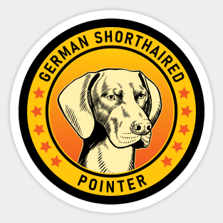 German Shorthaired Pointer Dog Portrait Sticker